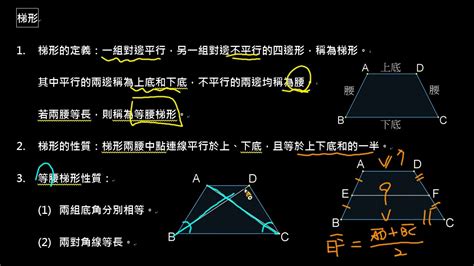 梯形邊長比